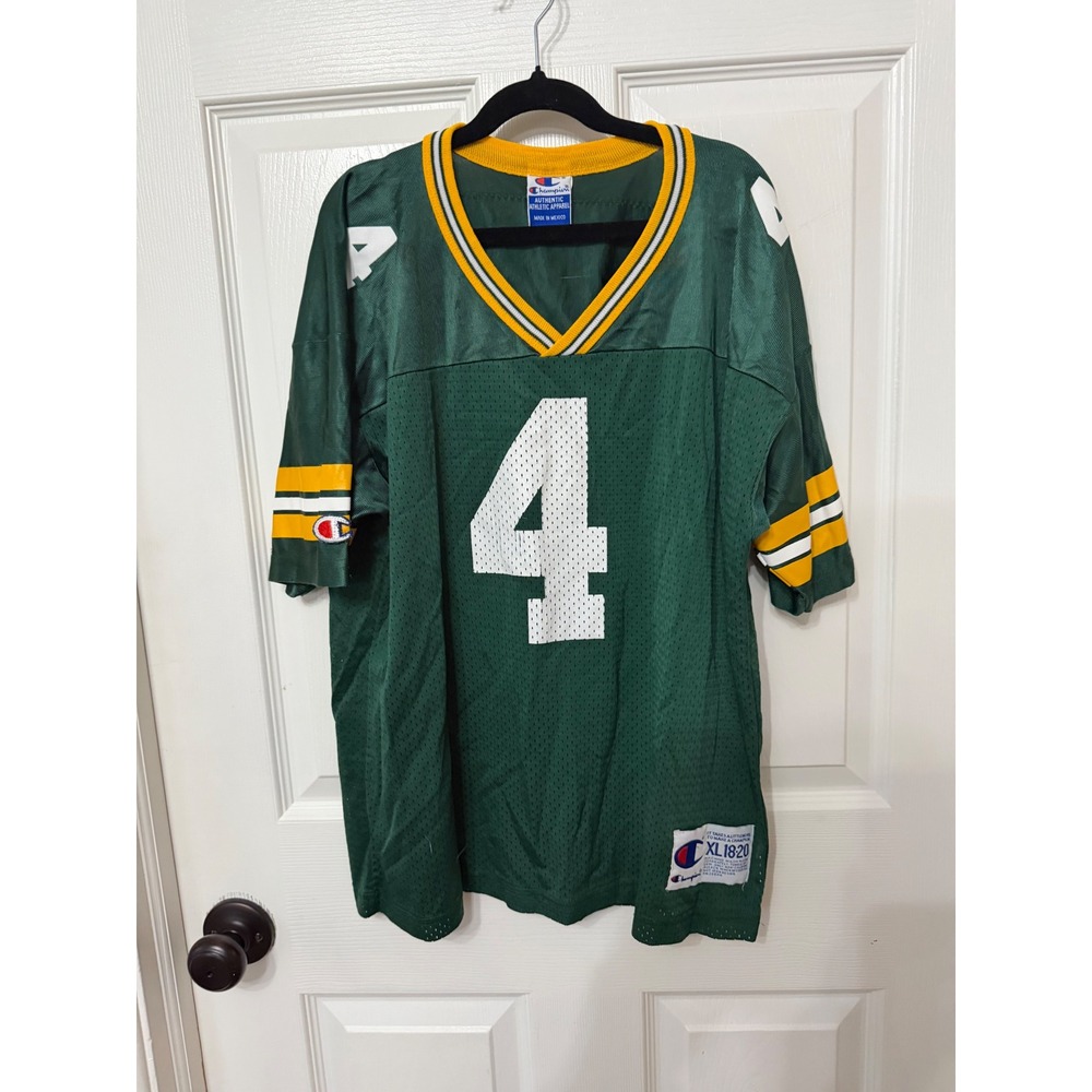 Vintage Champion Brett Favre Green Bay Packers Jersey XL 18-20‎ NFL Football